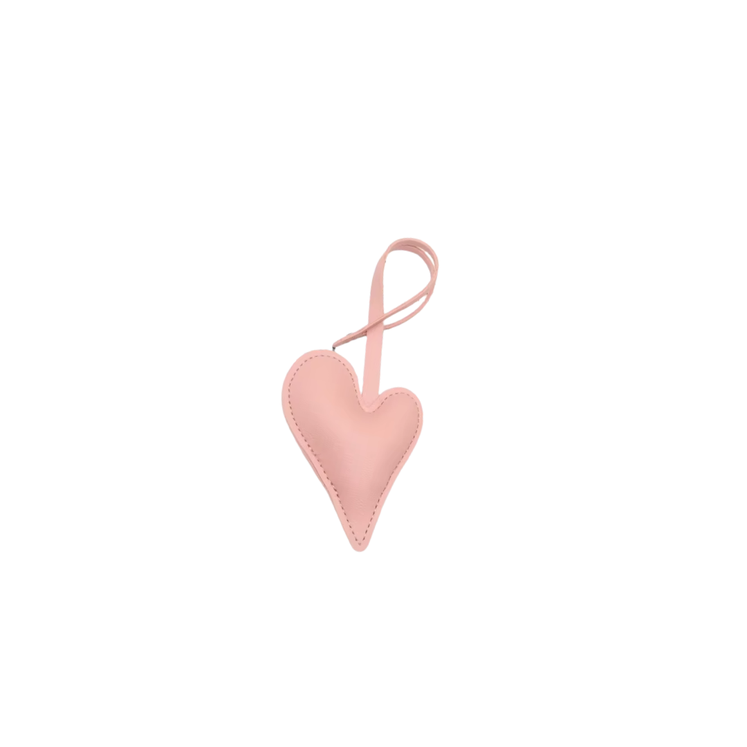 PINK LARGE HEART CHARM