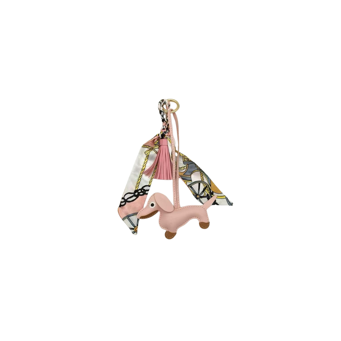 LIGHT PINK DOG CHARM
