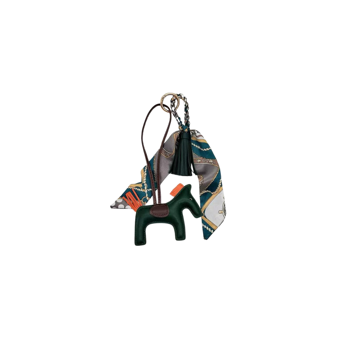 GREEN HORSE CHARM