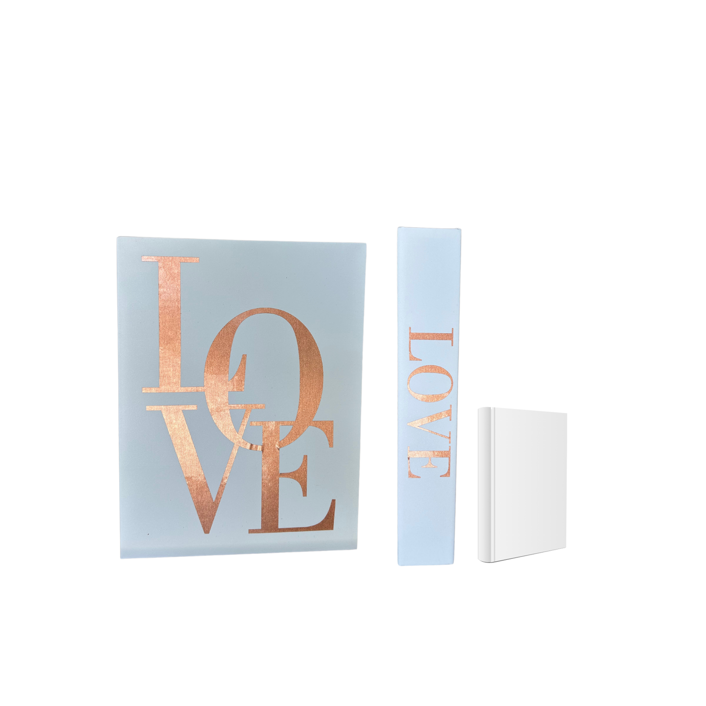BLUE LOVE DECORATION BOOK