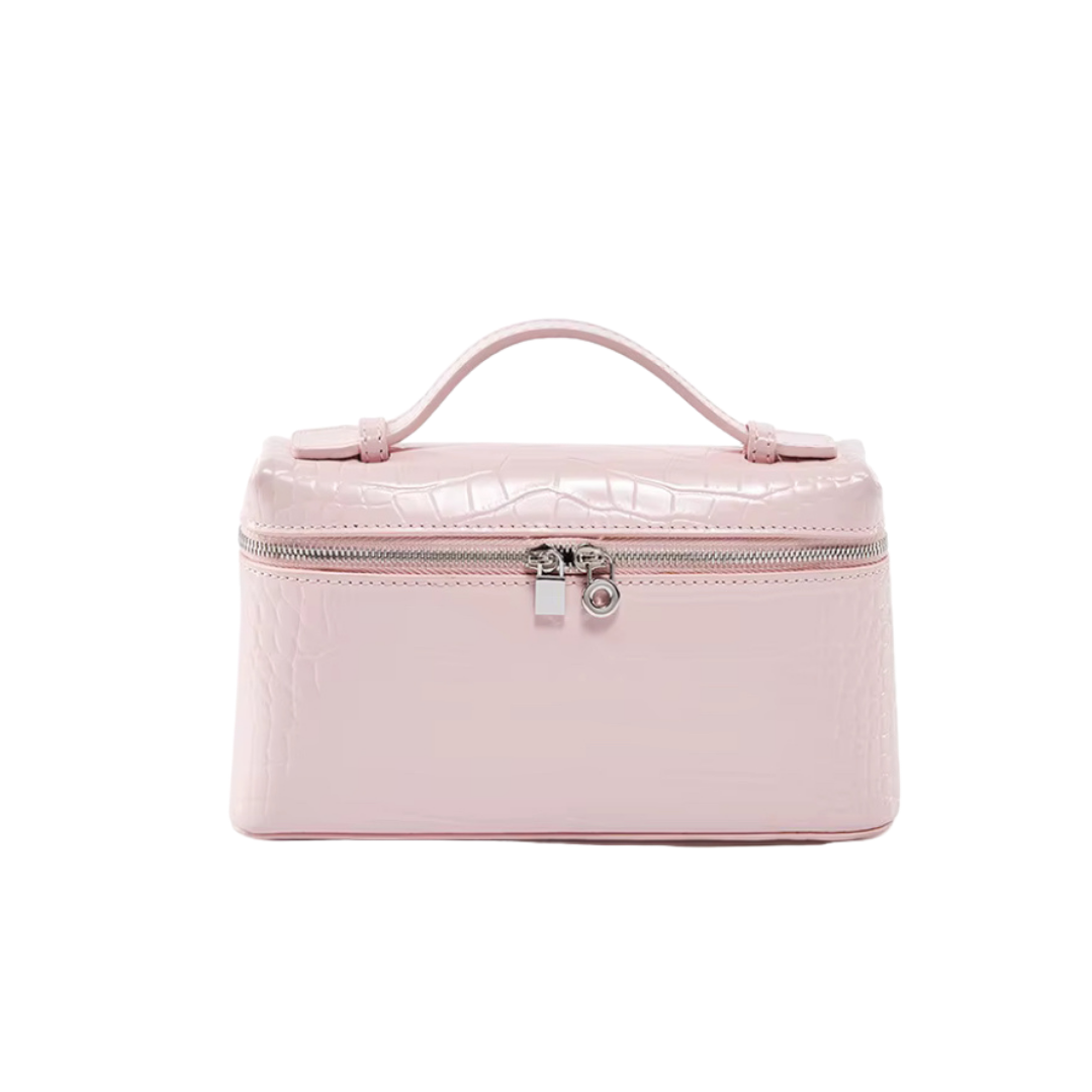 AURA CROCODILE PINK BAG
