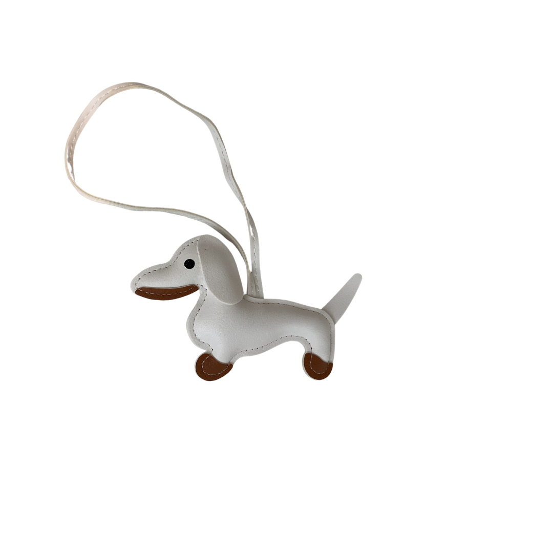 WHITE DOG CHARM