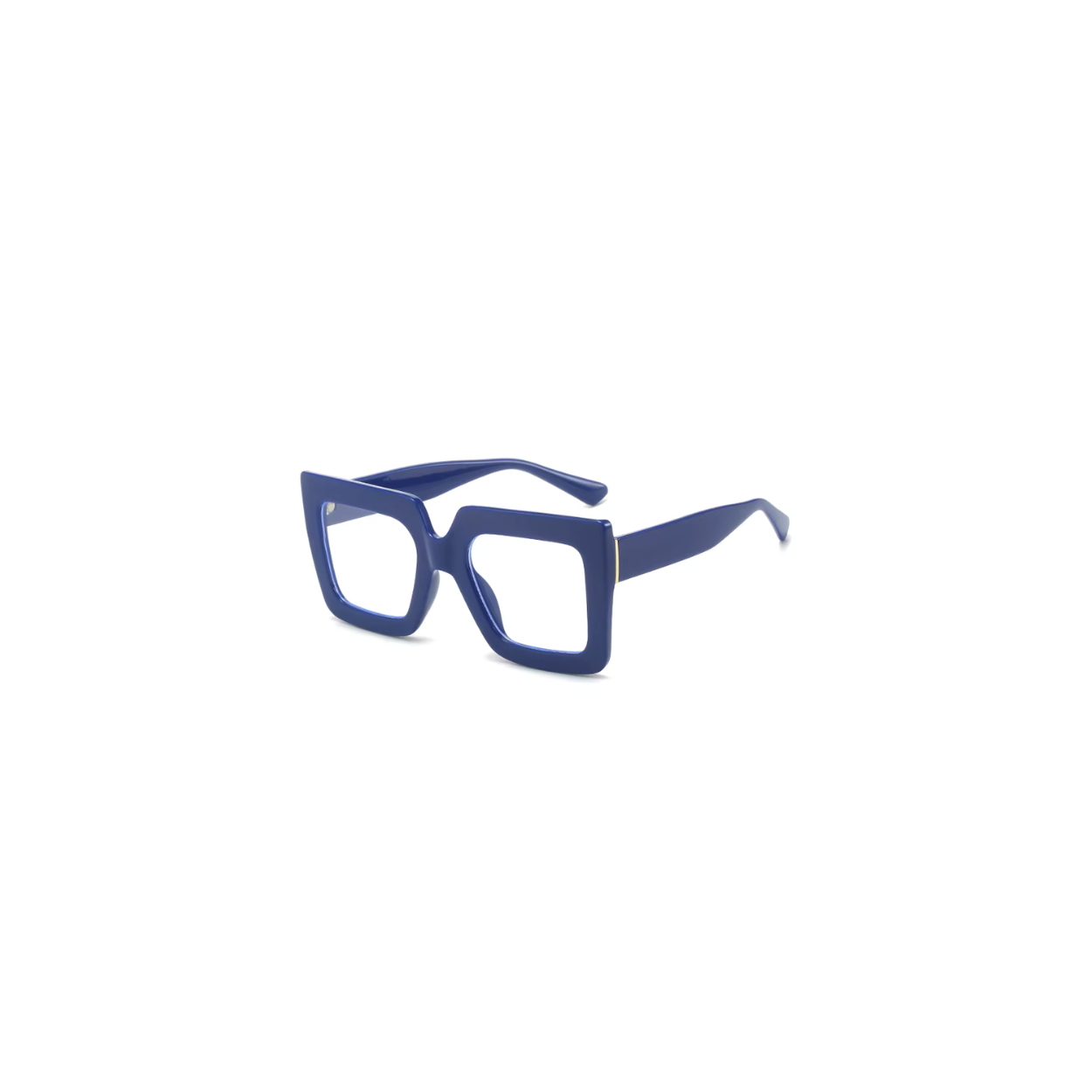 NAVY BLUE TRANSPARENT GLASSES