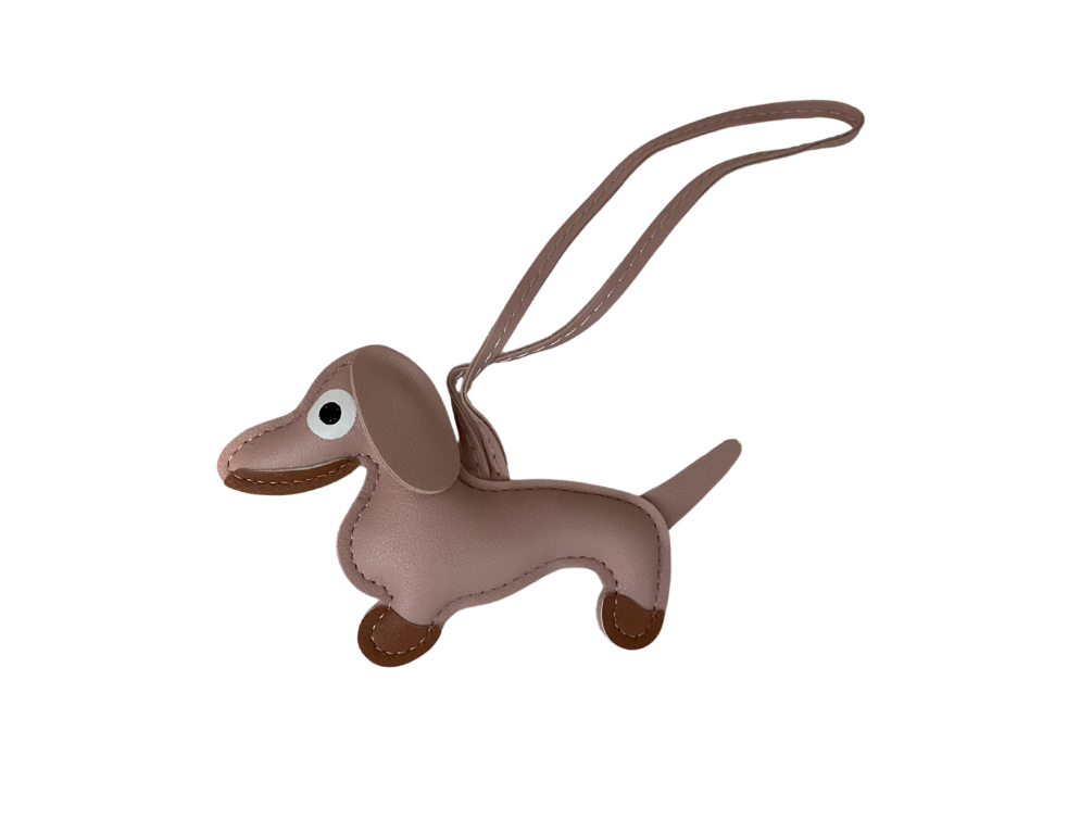 SOFT PINK DOG CHARM