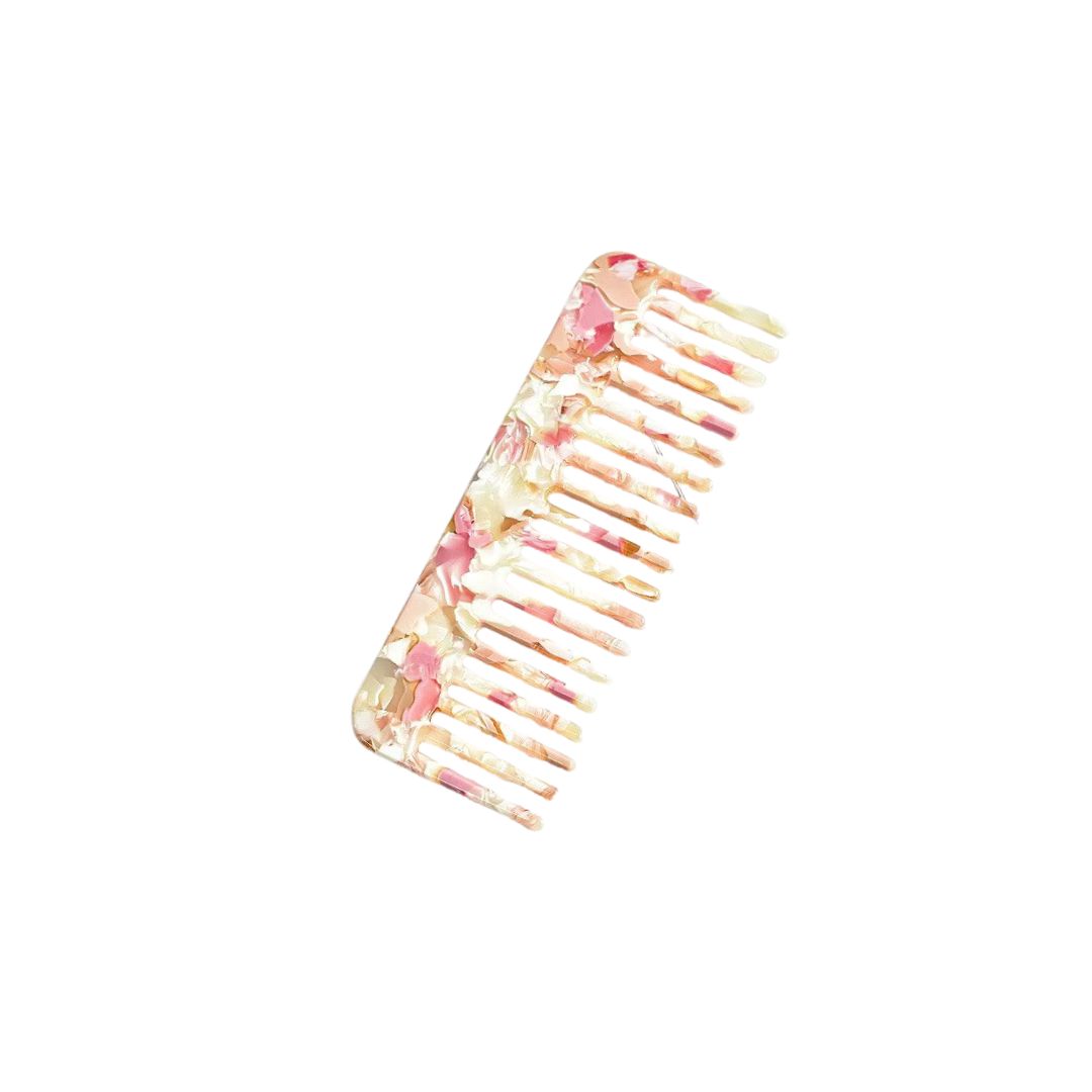PINK FLOWER COMB