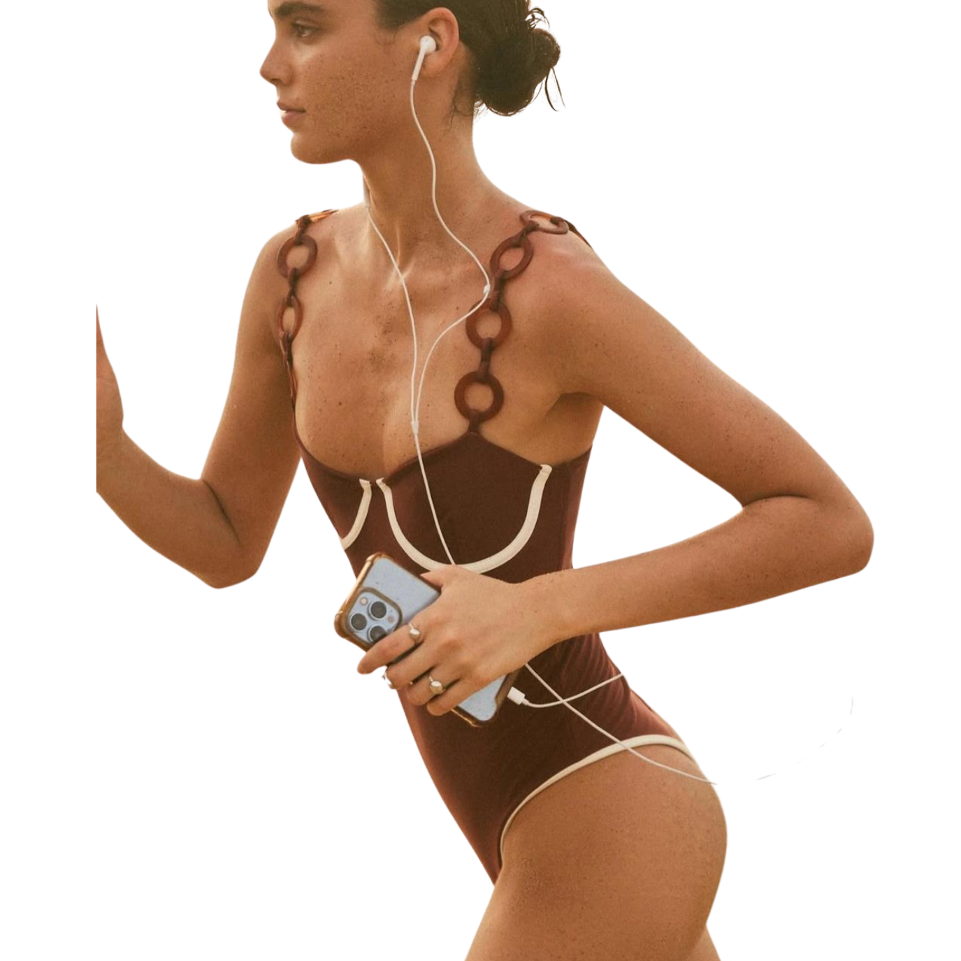 GOLDEN COAST BROWN ONE PIECE