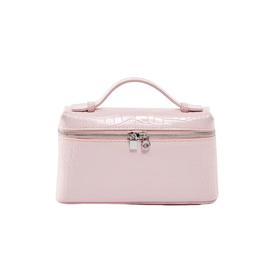 AURA CROCODILE PINK BAG