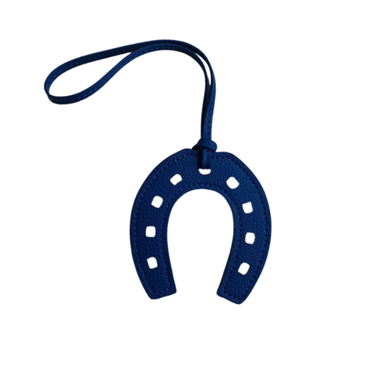 HORSESHOE DARK BLUE CHARM