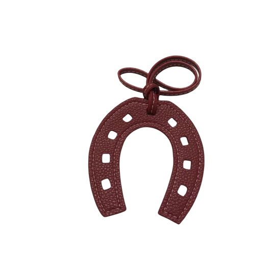 HORSESHOE WINE RED CHARM