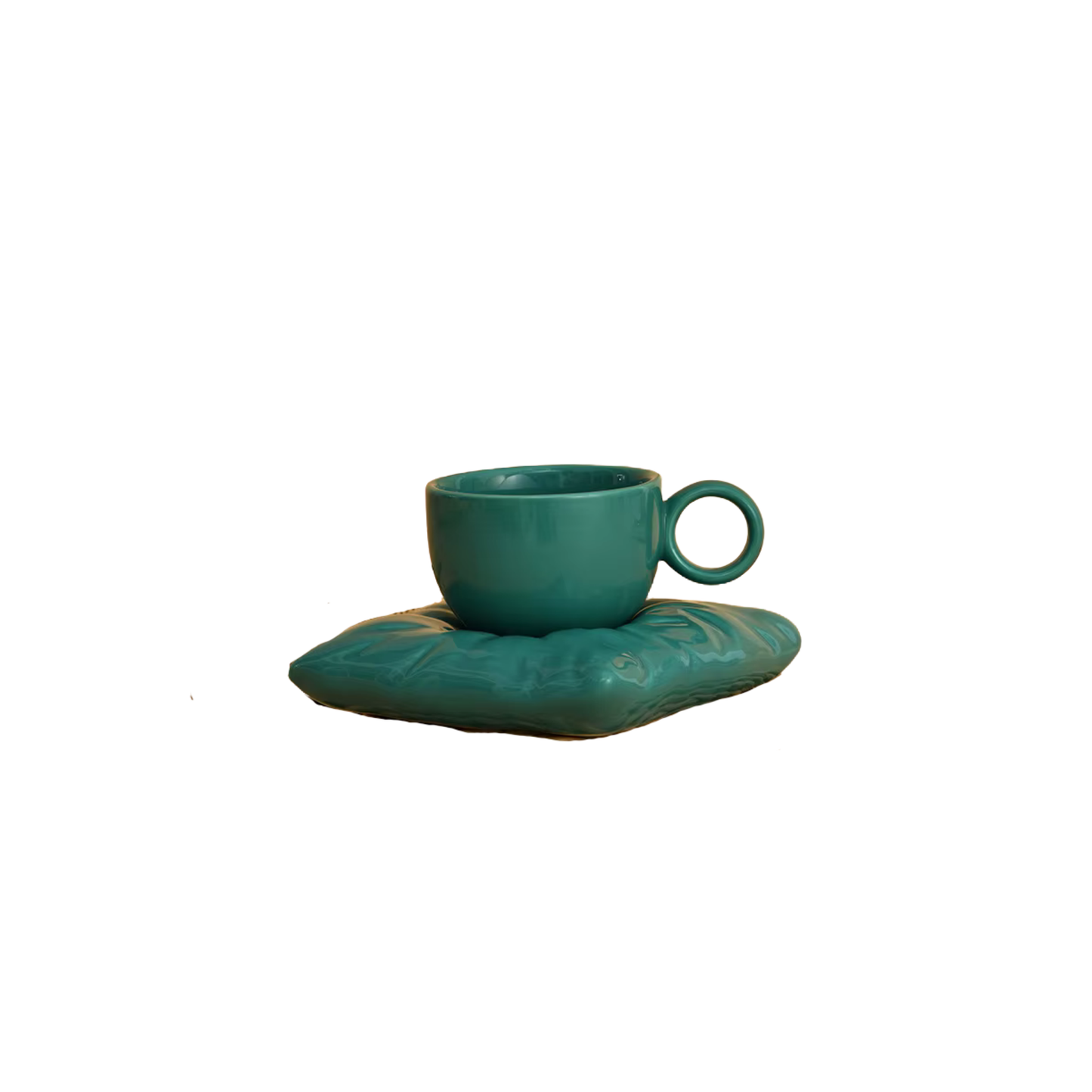DARK GREEN PILLOW CUP
