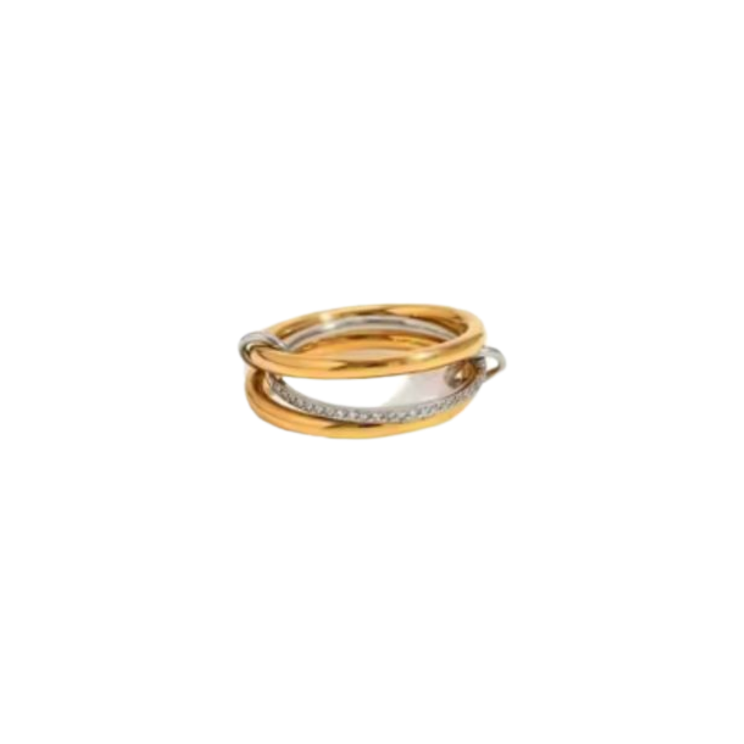 INFINITY GOLDEN & SILVER RING